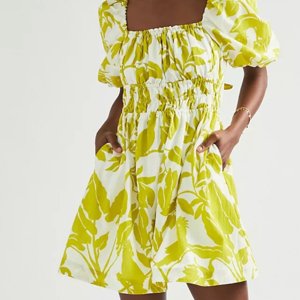 Maeve Puff Sleeve Mini dress